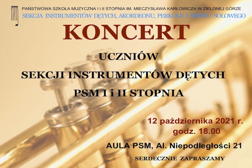 Koncert Sekcji Dętej